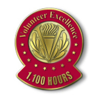 Volunteer Excellence - 1100 Hours
